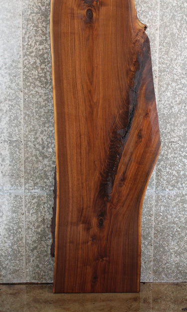 Black Walnut Live Edge Bar Top Slab,  Wood Table Top 20681